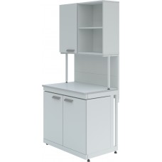 Стол лабораторный с шкафом-надстройкой ЛК-1800 СН