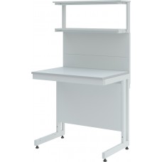 Стол лабораторный с двумя полками ЛК-900 СП