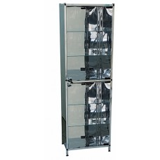 Шкаф медицинский из нержавеющей стали одностворчатый